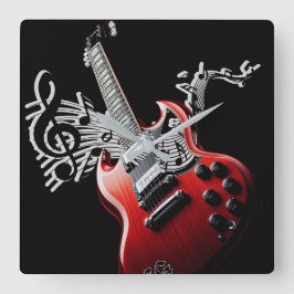 Relógio Quadrado Hits musicais de hoje