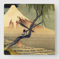 Hokusai Boy Vivendo o Monte Fuji Japonês