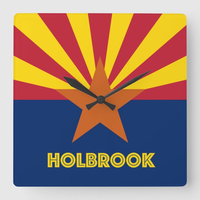 Relógio Quadrado Holbrook AZ (Frente)