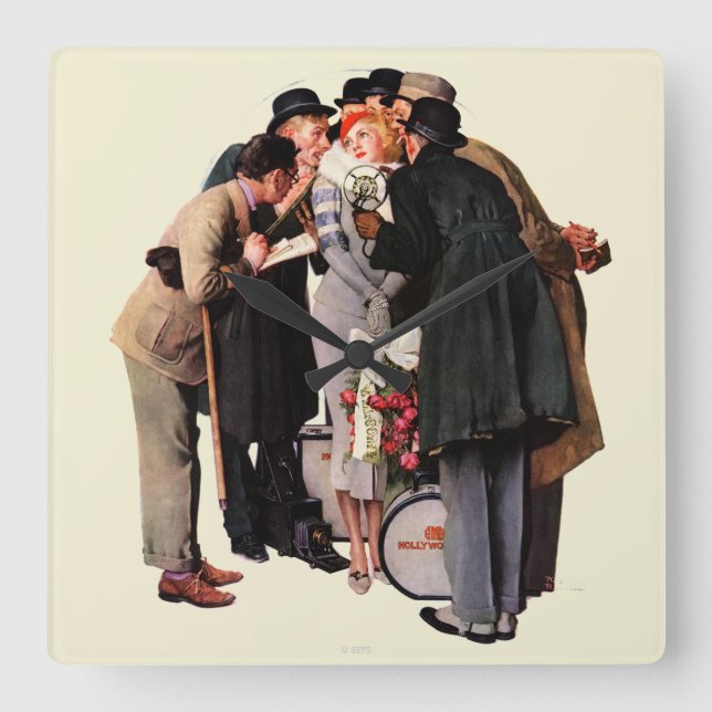 Relógio Quadrado Hollywood Starlet (Frente)