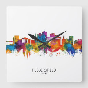 Relógio Quadrado Horizonte de Huddersfield Inglaterra