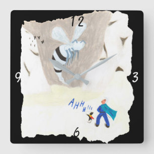 Relógio Quadrado Ice Wasp Mountain