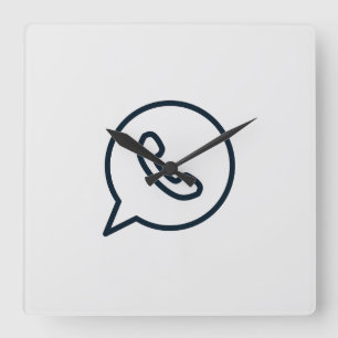Relógio Quadrado ícone do que-o-que-o-quê