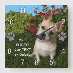 Relógio Quadrado Ideias personalizadas de presentes de poetas para