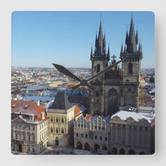 Relógio Quadrado Igreja de nossa senhora antes de Týn, coxim de