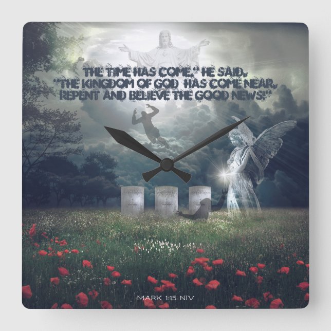 Relógio Quadrado Igreja de Raptura (Frente)