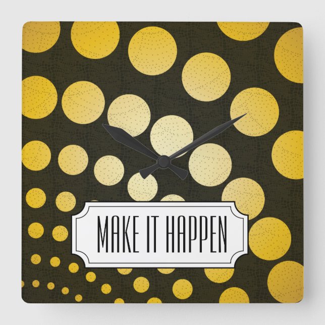 Relógio Quadrado Iluminação (Frente)