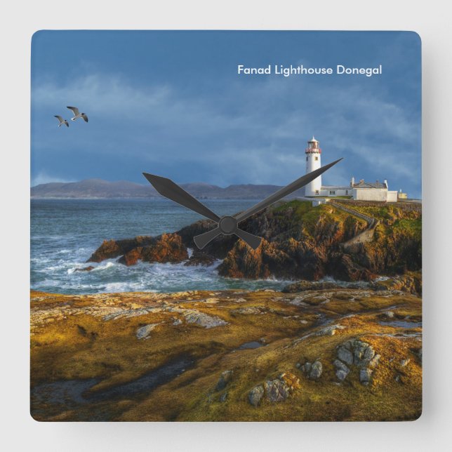 Relógio Quadrado Imagem irlandesa para Square-Wall-Clock (Frente)