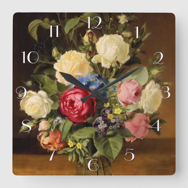 Relógio Quadrado Impressão do "do pulso de disparo de parede dos (Frente)