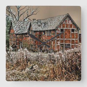 RELÓGIO QUADRADO INGLATERRA VELHA