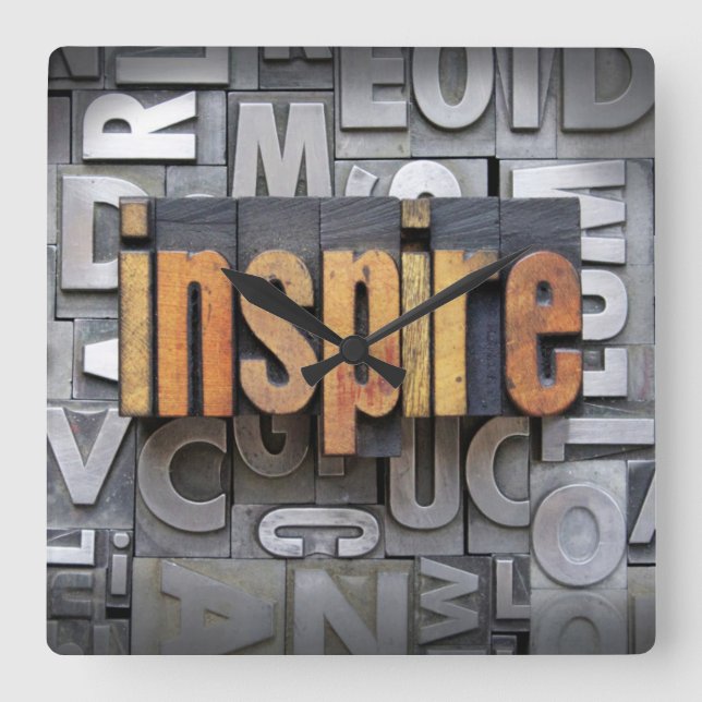 Relógio Quadrado Inspire (Frente)