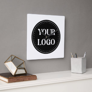 Relógio Quadrado Inteligente, contemporâneo, polido e personalizáve