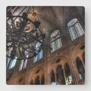 Relógio Quadrado Interior de Notre Dame