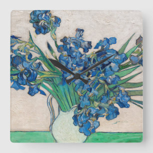 Relógio Quadrado Irises, 1890, por Vincent van Gogh