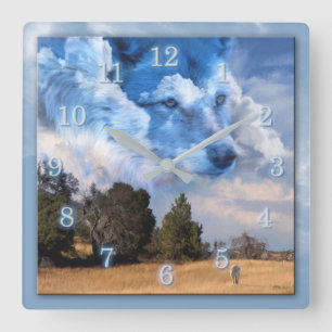 RELÓGIO QUADRADO IRMÃO WOLF DO INTERVALO