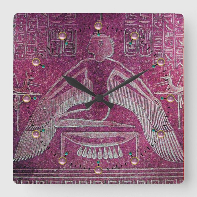 Relógio Quadrado ISIS, Antique Pink (Frente)