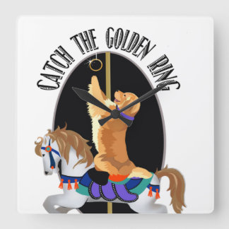 Relógio Quadrado item de logotipo