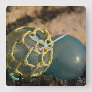 Relógio Quadrado Japanese Glass Fishing Float