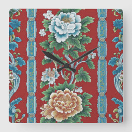 Relógio Quadrado Jardim Dinâmico