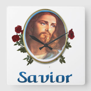 Relógio Quadrado Jesus Cristo