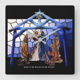 Relógio Quadrado Jesus é a razão