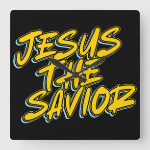 RELÓGIO QUADRADO JESUS O SAVIOR