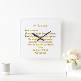 Relógio Quadrado Jesus se tornou