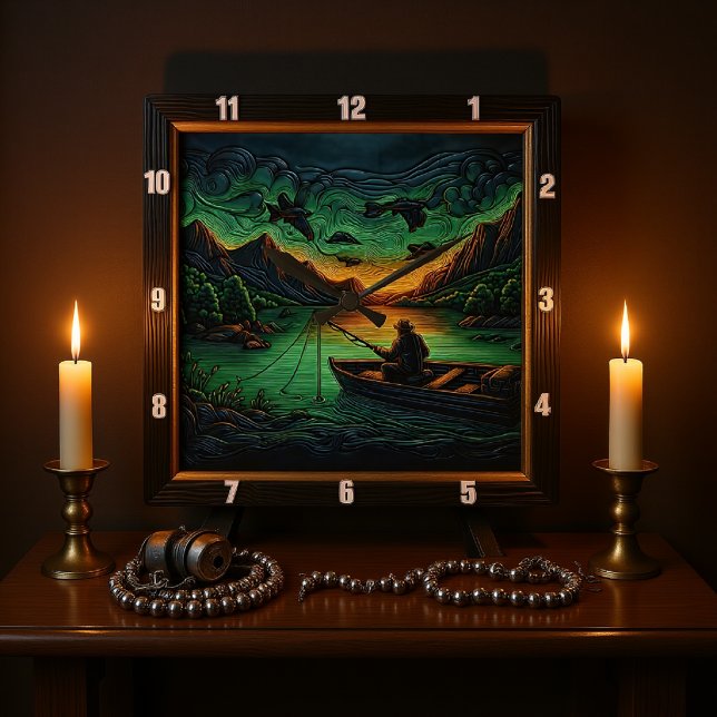 Relógio Quadrado Jogador Exterior Tocado (Criador carregado)