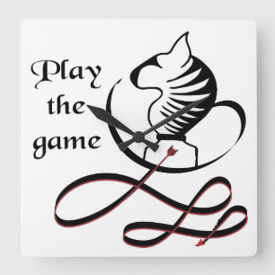 Relógio Quadrado Jogue a Torrada GAME