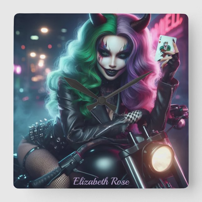 Relógio Quadrado Joker's Wild (Frente)