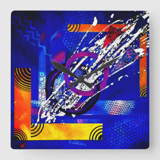 Relógio Quadrado JONCTION de Christèle Chabrette