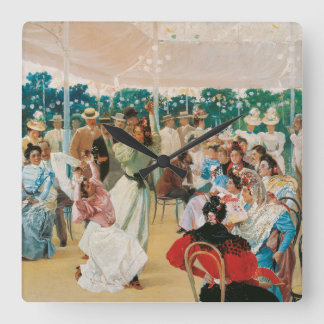 Relógio Quadrado Julio Romero De Torres - A Feira De Córdova