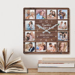 Relógio Quadrado Juntos Temos Tudo A Foto Russo Da Família<br><div class="desc">Crie facilmente seu próprio relógio de parede em estilo de fazenda rústico, personalizado, com suas fotos personalizadas. A design também apresenta uma bela citação manuscrita: "Juntos temos tudo". Para obter os melhores resultados, recorte as imagens para o quadrado - com o ponto de foco no centro - antes de carregar....</div>