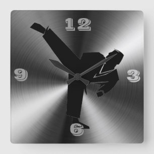 Relógio Quadrado Karate Tic Tac