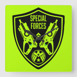 Relógio Quadrado Kids Toy Dart Gun Batalha