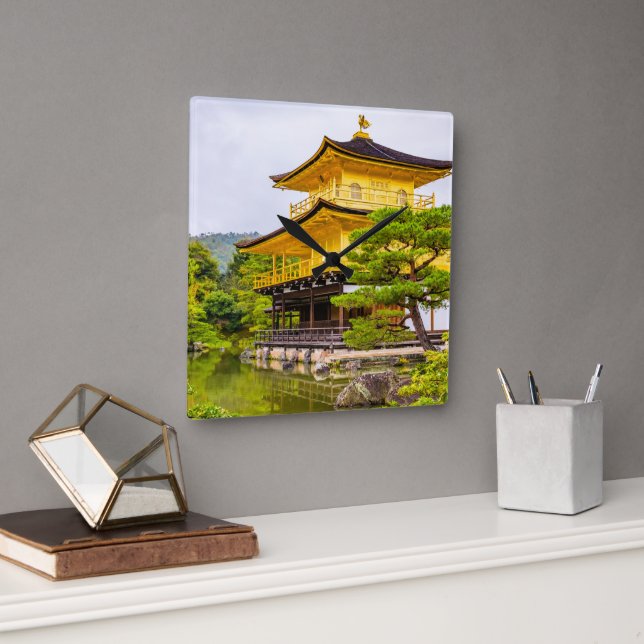 Relógio Quadrado Kinkaku-ji, pavilhão de ouros, Quioto (Escritório)
