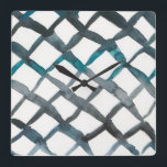 Relógio Quadrado La Mer VI<br><div class="desc">La Mer VI por Chariklia Zarris</div>