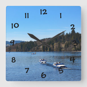 Relógio Quadrado Lago Titisee na Floresta Negra