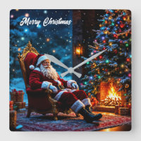 Lareira aconchegante do Pai Natal