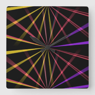 Relógio Quadrado Lasers