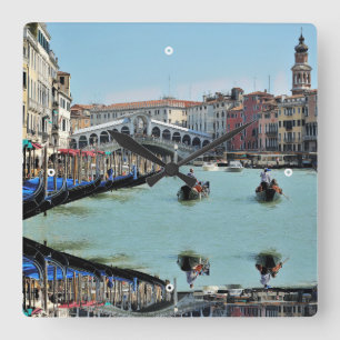 Relógio Quadrado ldp RIALTO BRIDGE - Veneza - Canal Grande