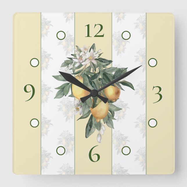 Relógio Quadrado Limon Bliss Square Wall Clock (Frente)