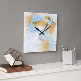 Relógio Quadrado Linda pintura Willet Beach