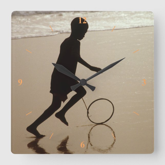 Relógio Quadrado Livre (Frente)