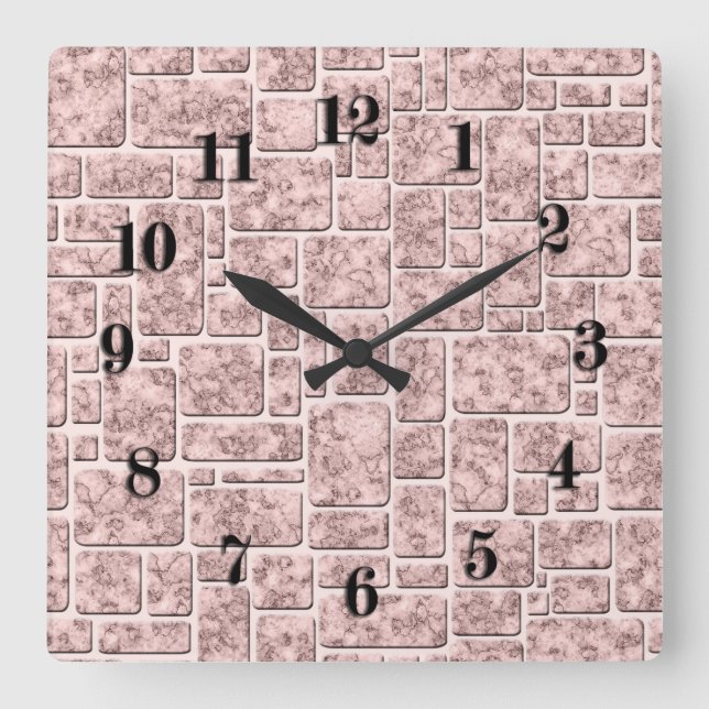 Relógio Quadrado Loft (Frente)