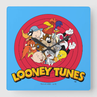 Relógio Quadrado Logotipo do Personagem Looney Tunes™