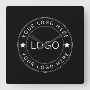 Relógio Quadrado Logotipo Personalizado