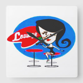 Relógio Quadrado Lounge