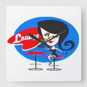 Relógio Quadrado Lounge