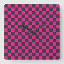 Magenta and smoke checkerboard pattern